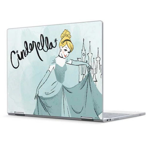 Disney Princess Cinderella Curtsy Art Pixelbook Skin